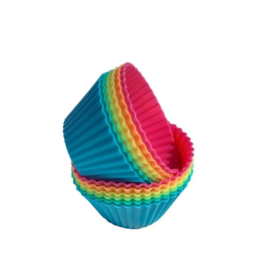 Forma De Silicone Para Cupcake Ambiencci (12 formas)