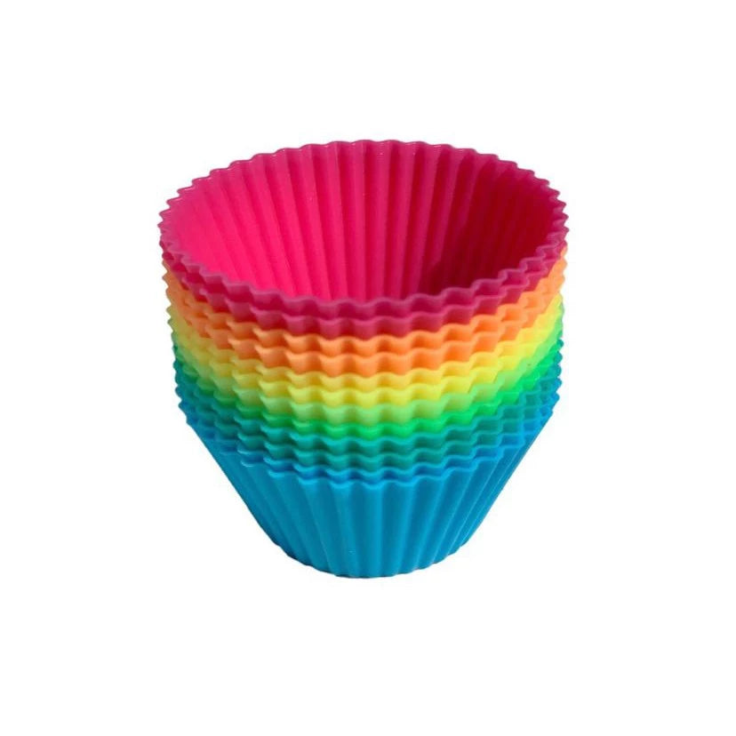 Forma De Silicone Para Cupcake Ambiencci (12 formas)