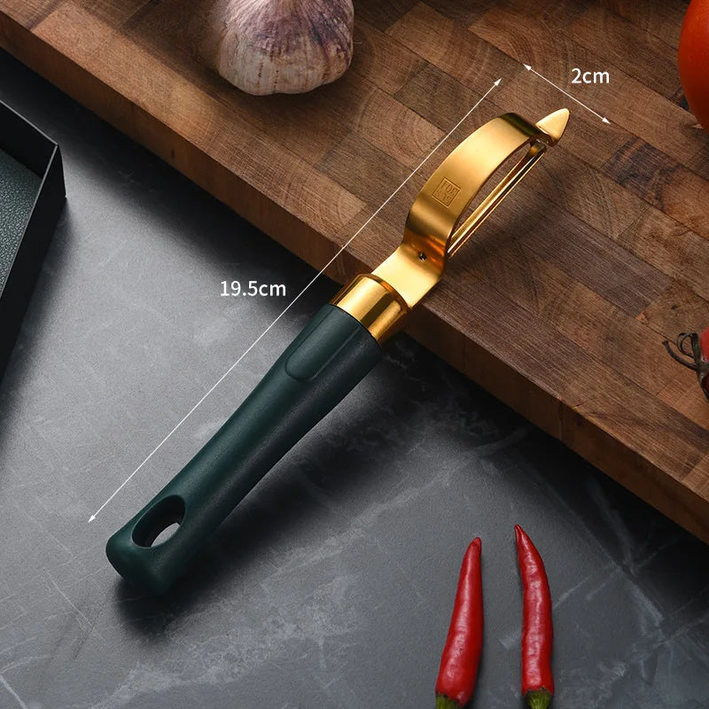 a close up of a knife on a cutting board