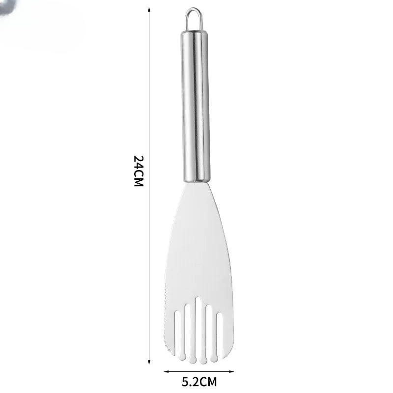 a kitchen utensil is shown with measurements