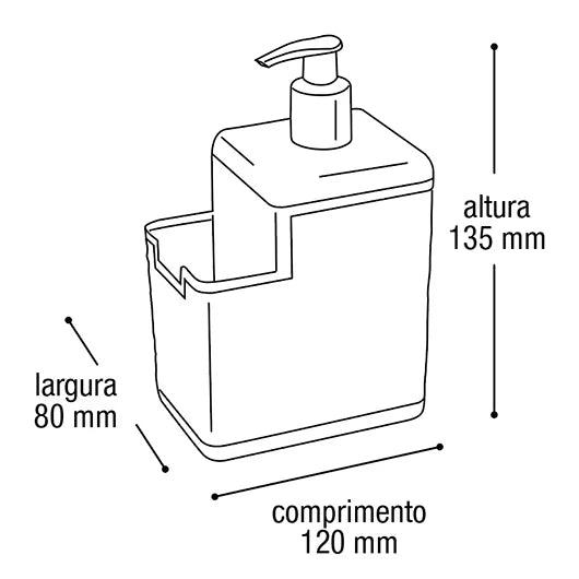 porta esponja e detergente Ambiencci Prime