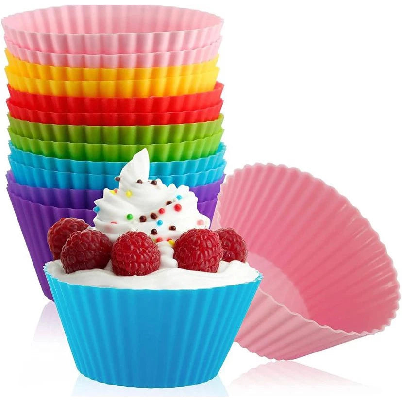 Forma De Silicone Para Cupcake Ambiencci (12 formas)