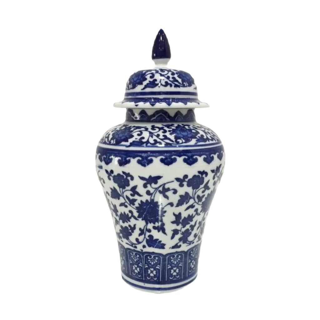 Vaso de Porcelana Ambiencci - Estilo Chinês Antigo