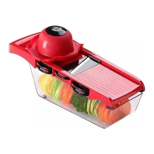 Ambiencci Mandoline Slicer 10 em 1 – Cortador de Legumes e Frutas com Recipiente