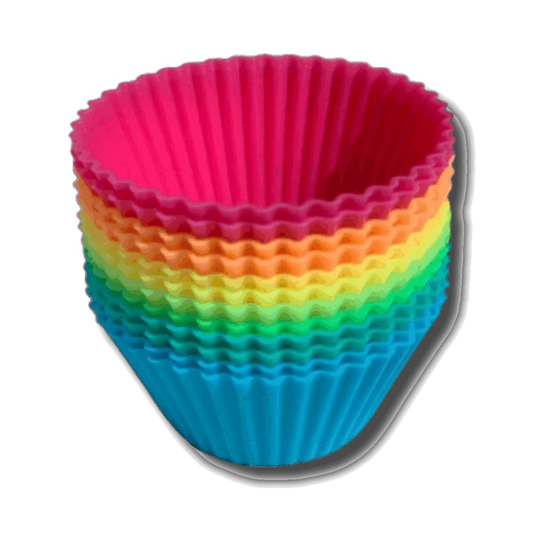 Forma De Silicone Para Cupcake 12 formas Zana