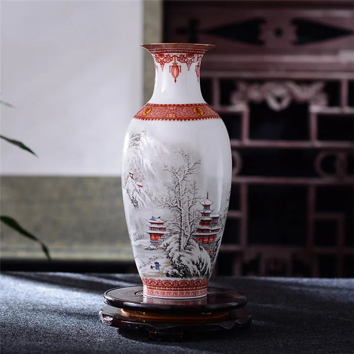 25 cm - Cerâmica Antigo Jingdezhen - Ambiencci Vintage Craft