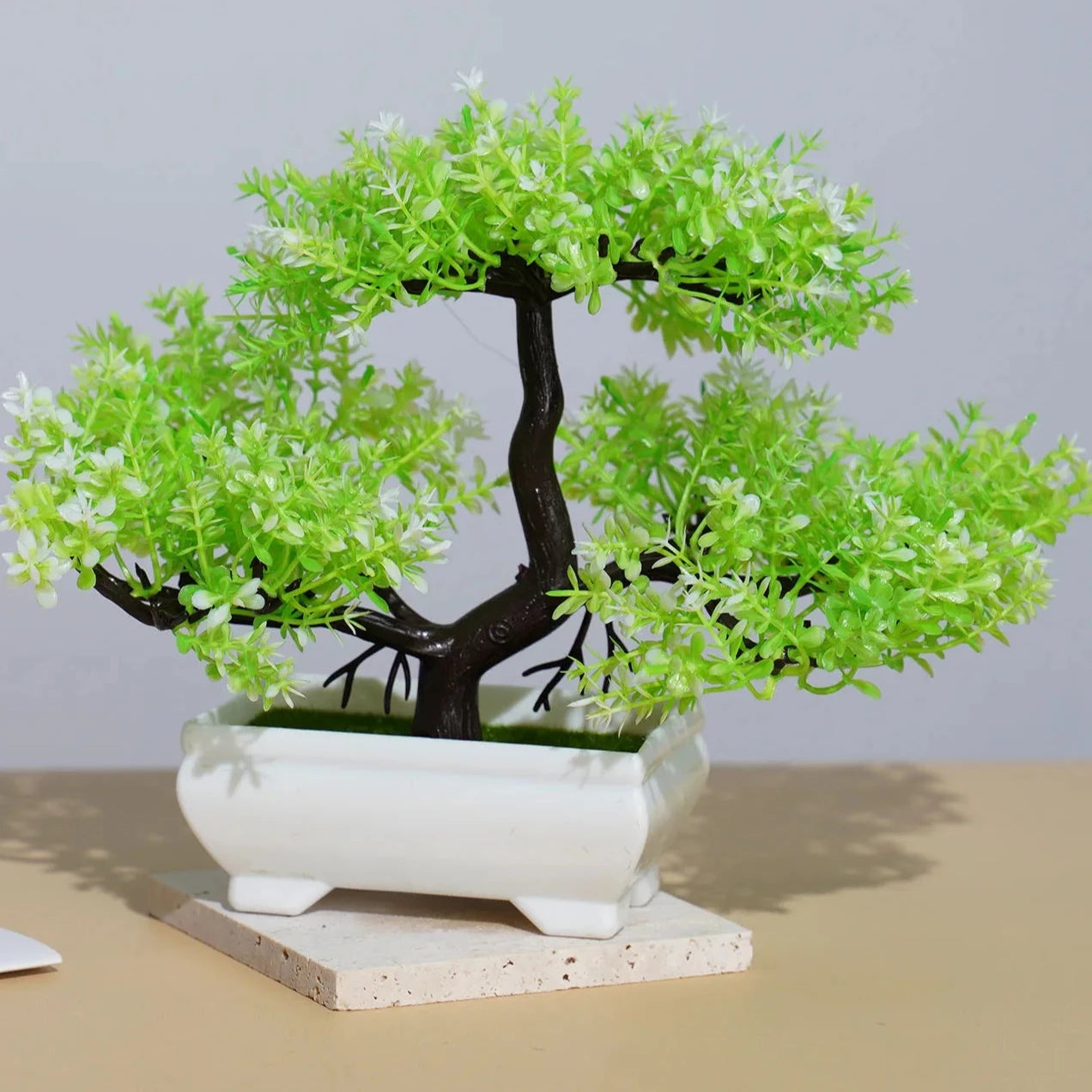 Ambiencci Artificial Bonsai Tree with Simulation Pot - Hotel Garden Home Decor