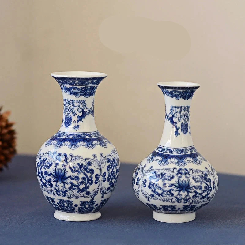 17 cm - Vaso em Cerâmica Jingdezhen - Ambiencci Layo