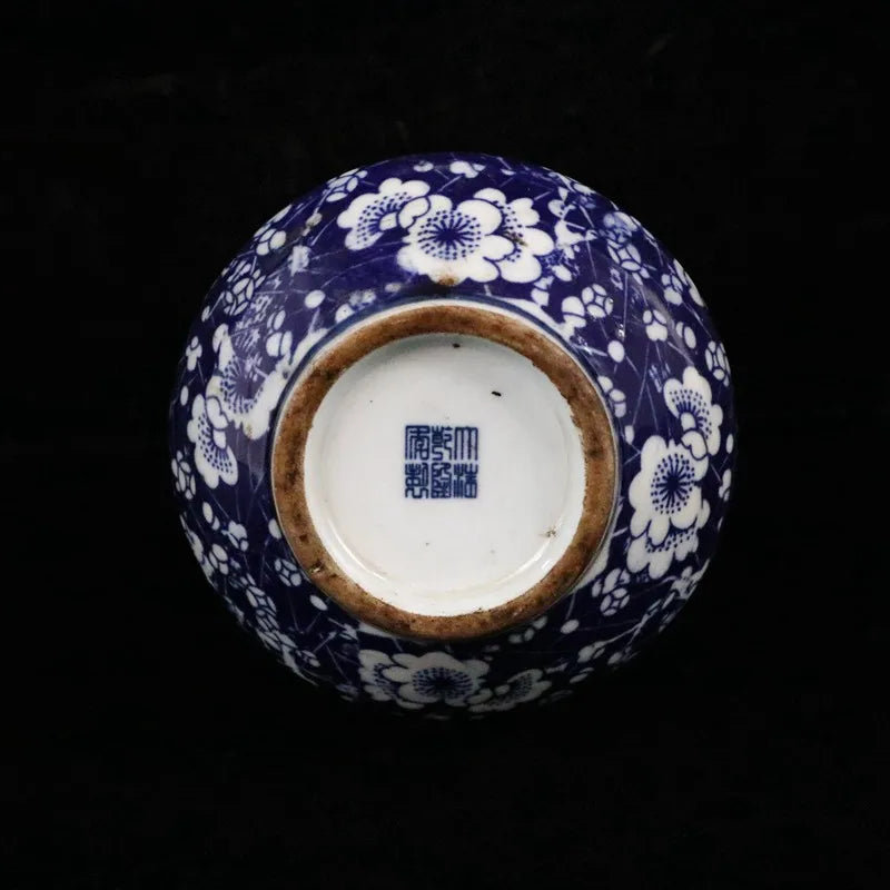 25 cm - Rayal Jingdezhen Vaso Cerâmico Ambiencci - Ambiencci