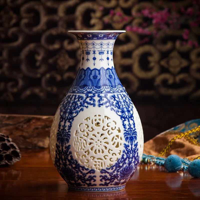 Cerâmica oco antigo vaso de vinho gabinete sala estar casa artesanato decorações chinês antigo e curio prateleiras decoração