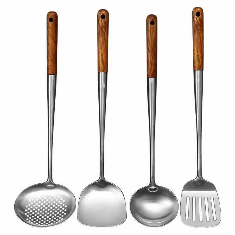 Jogo Bamboo Inox Silver Set Ambiencci - Ambiencci