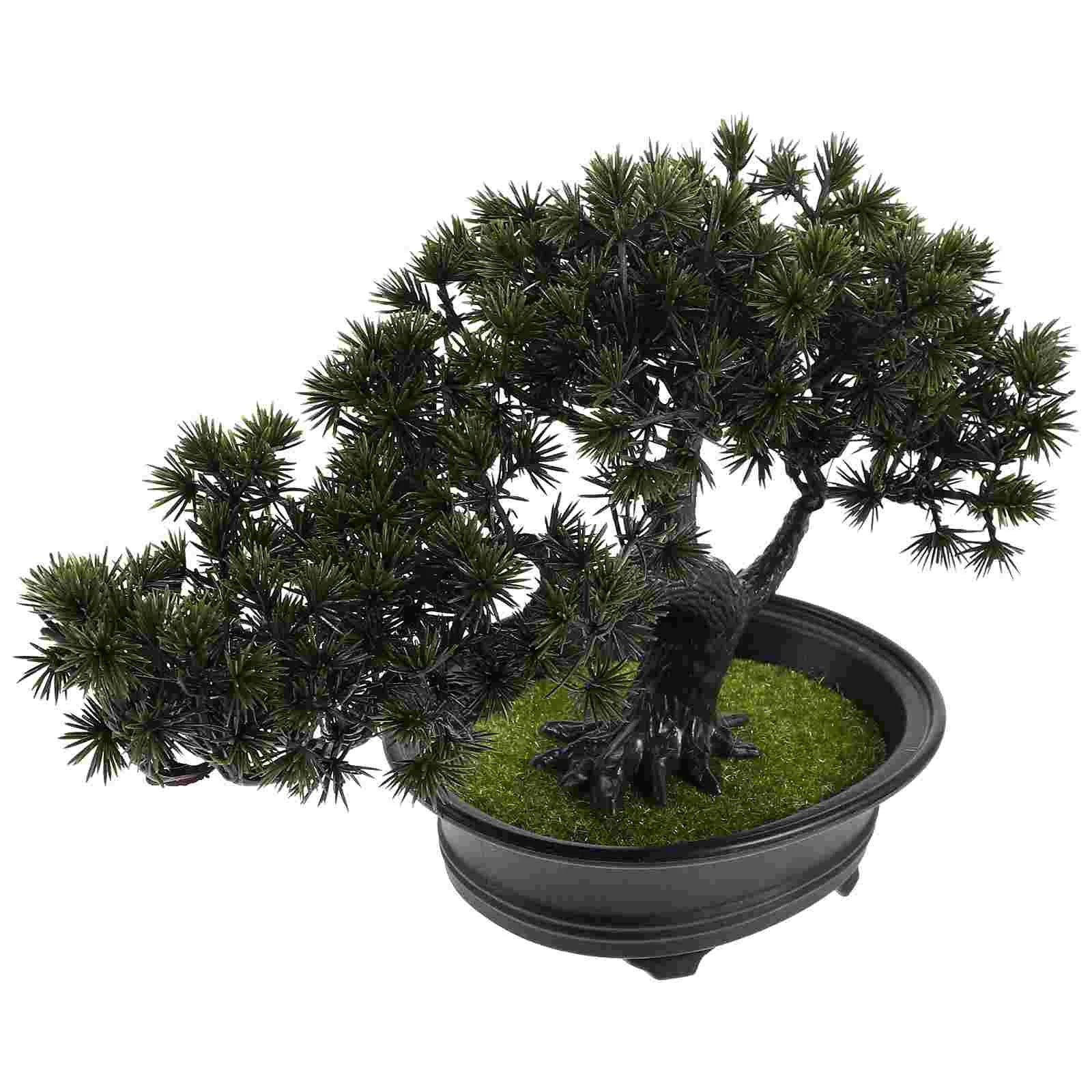 30 cm - Realistic Potted Pine Bonsai - Ambiencci