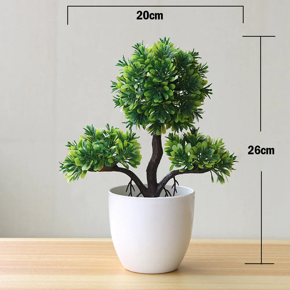 Bonsai Mini Tree Grass Flower - Ambiencci