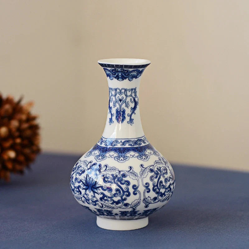 17 cm - Vaso em Cerâmica Jingdezhen - Ambiencci Layo