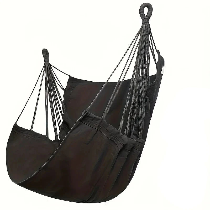 Anti-Rollover Hammock Cadeira com Saco De Armazenamento, Tecido De Lazer, Cadeira De Balanço Ao Ar Livre, Dormitório Hammock, 1Pc