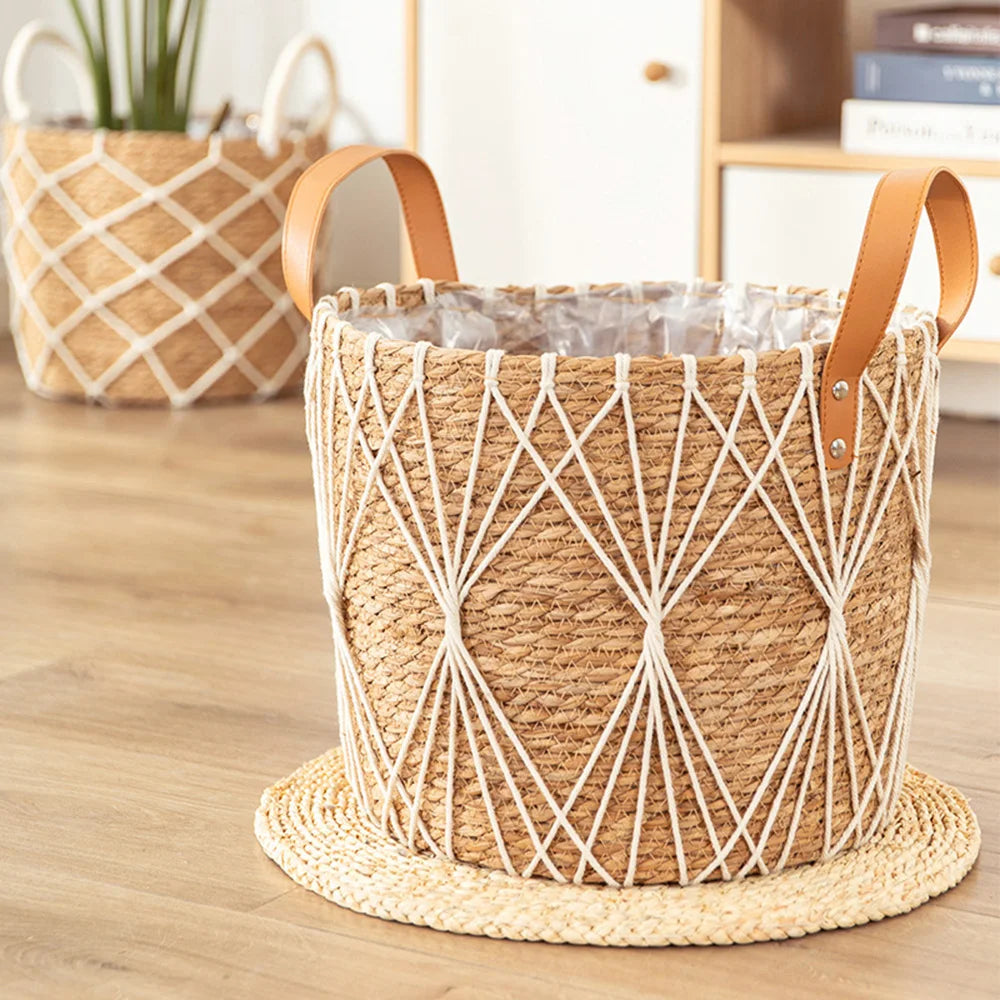 25 cm - Cesta de Rattan para Flores Ambiencci