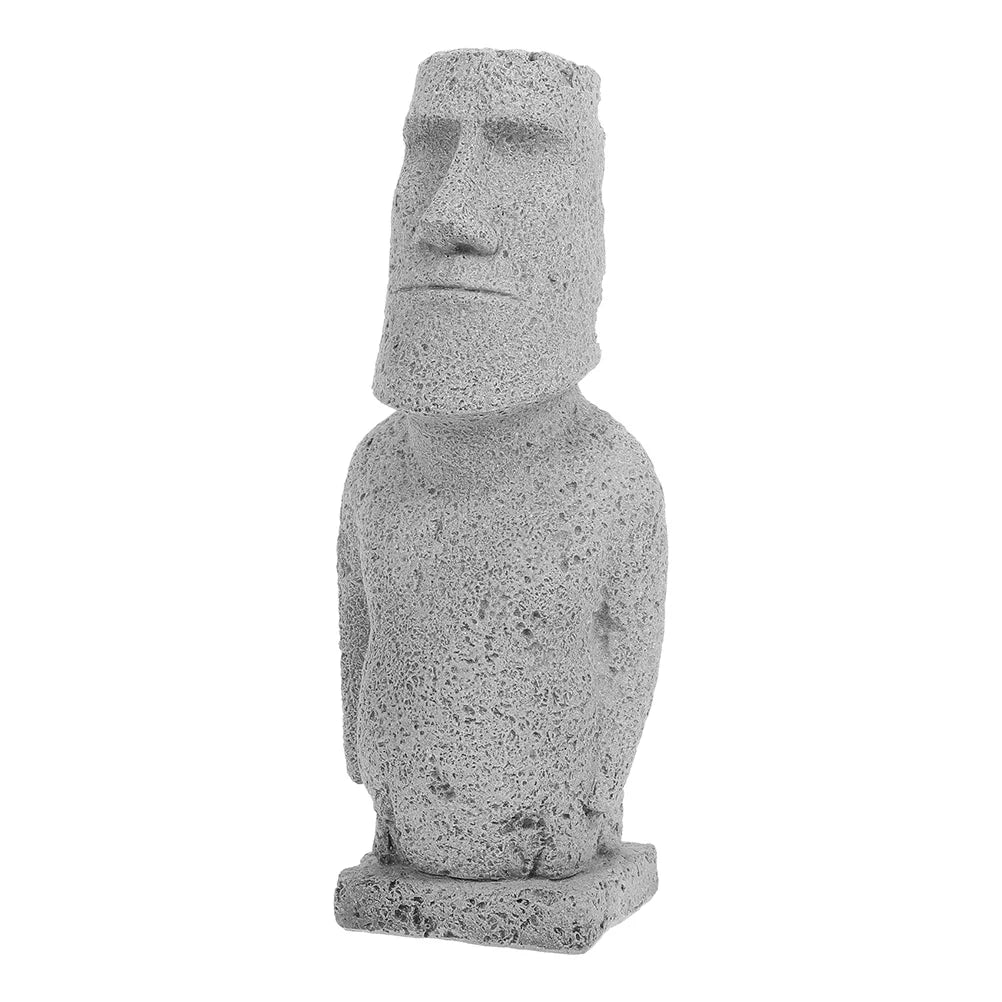 12 cm - Moai Ambiencci Em Pedra Sabão - Ambiencci Sculpture ART