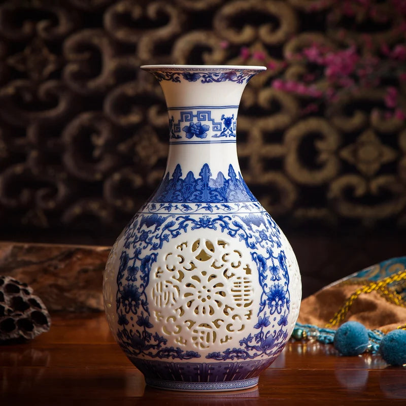 Cerâmica oco antigo vaso de vinho gabinete sala estar casa artesanato decorações chinês antigo e curio prateleiras decoração