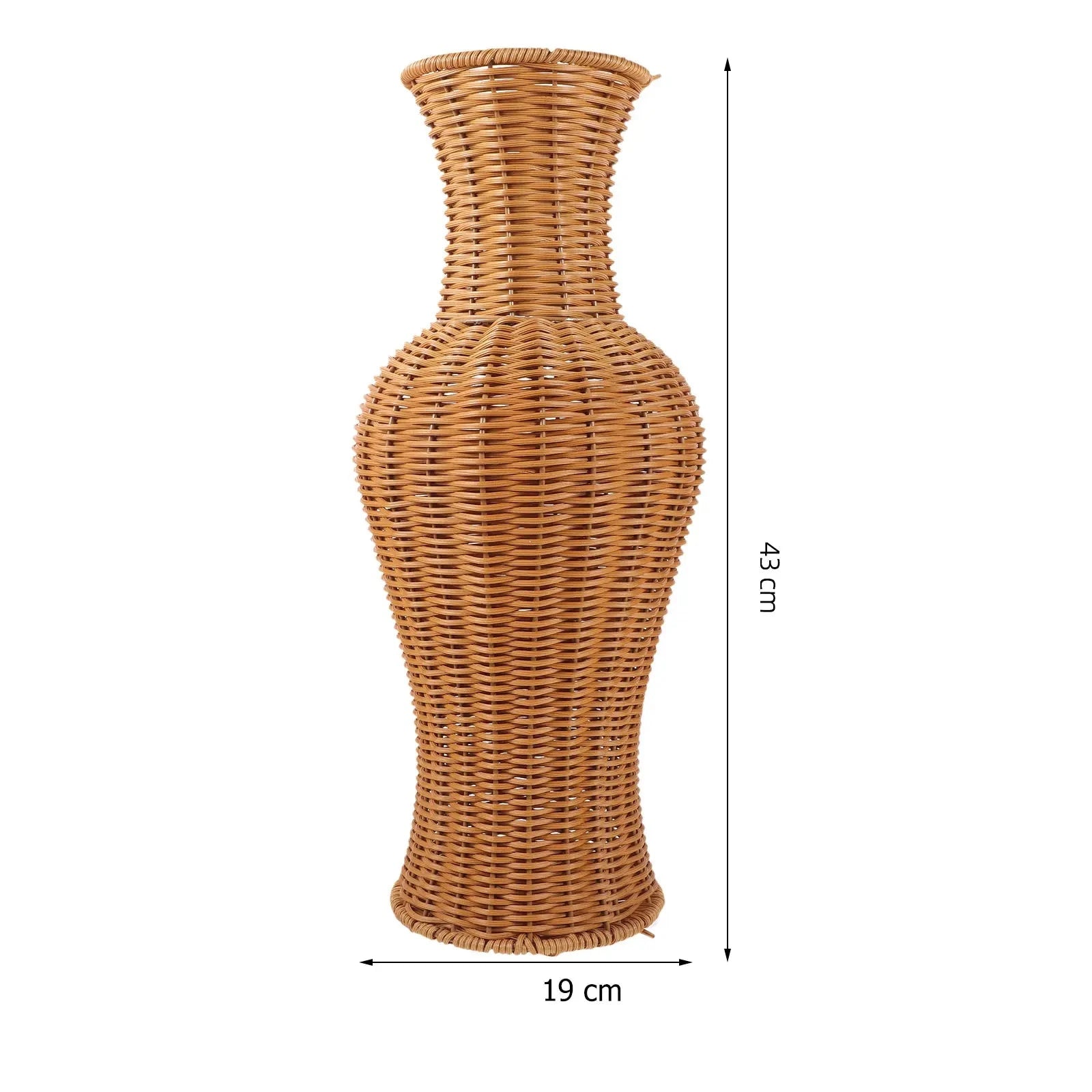 43 cm - Handmade Vase Rattan Ambiencci