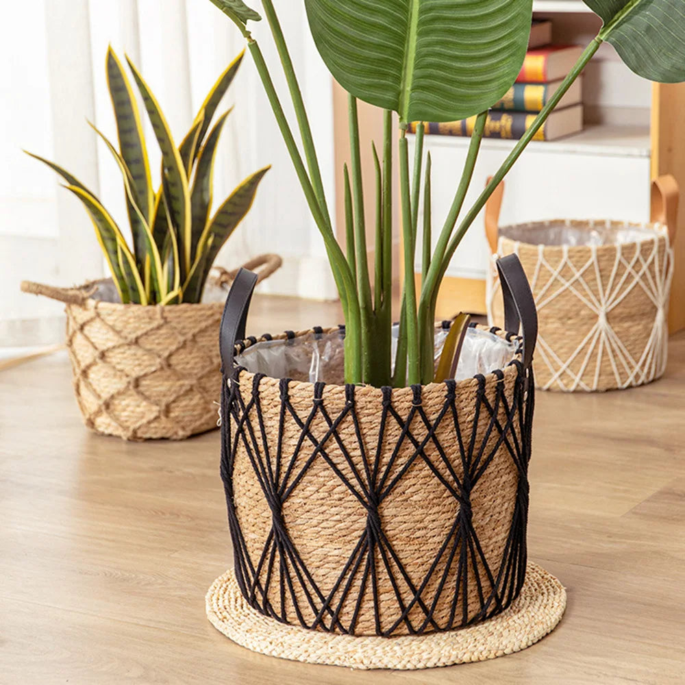 25 cm - Cesta de Rattan para Flores Ambiencci