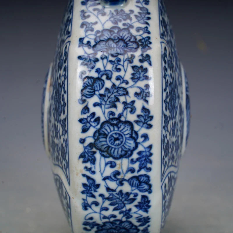 19.5cm - Antigo Vaso Qing Qianlong - Ambiencci Acient Classic