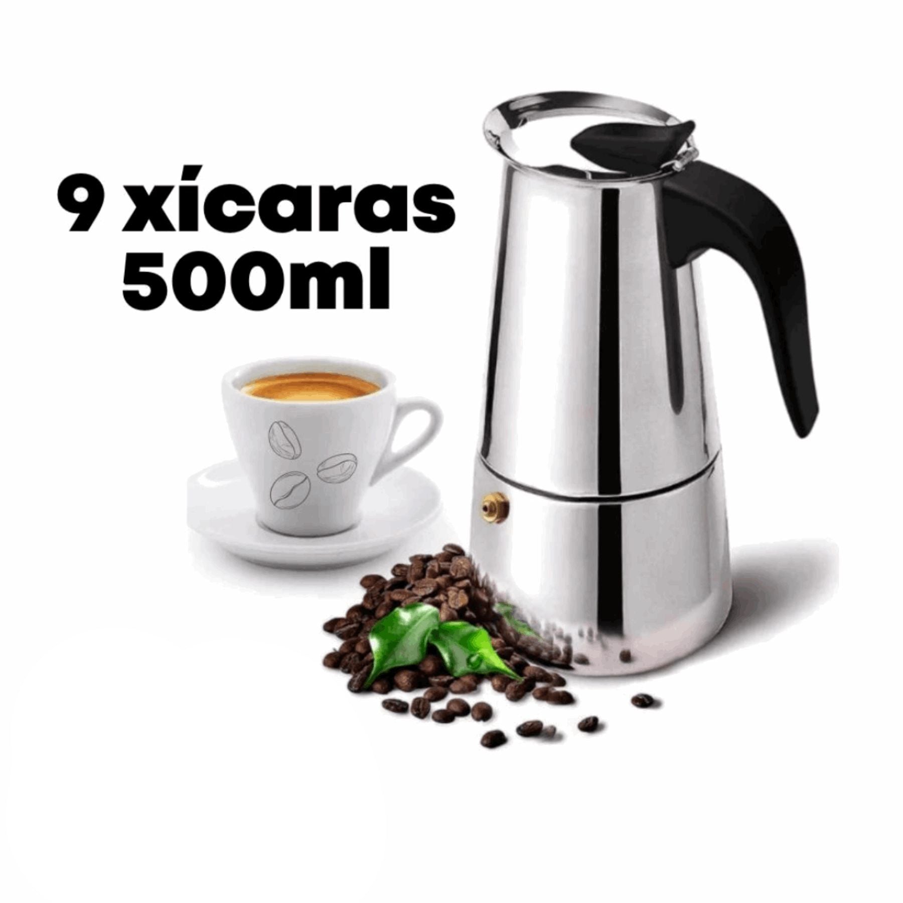 Cafeteira Italiana Inox 9 xícaras Zana