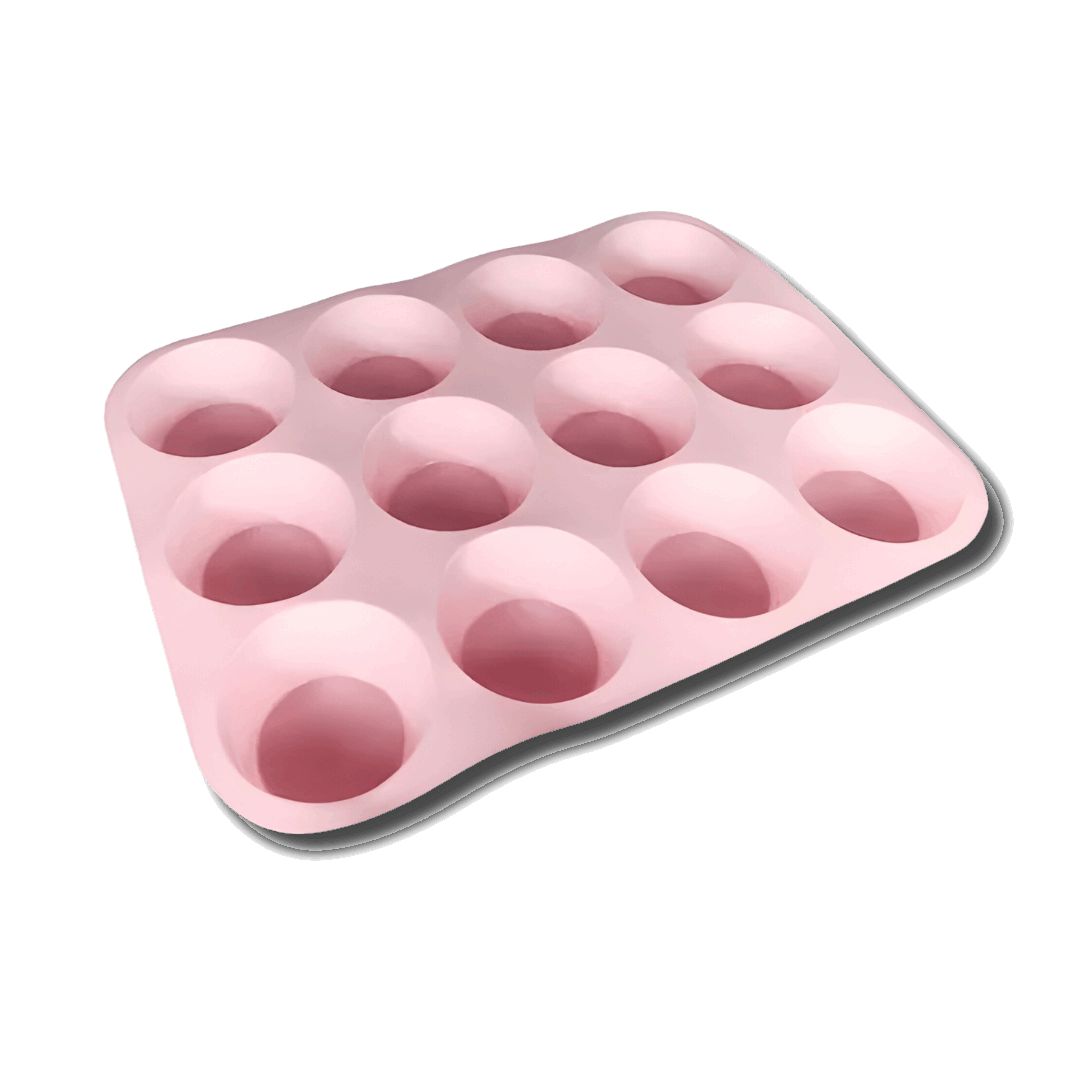 Forma De Silicone Para Cupcake 12 Cavidades Zana