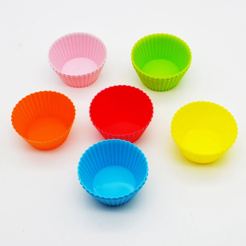 Forma De Silicone Para Cupcake Ambiencci (12 formas)