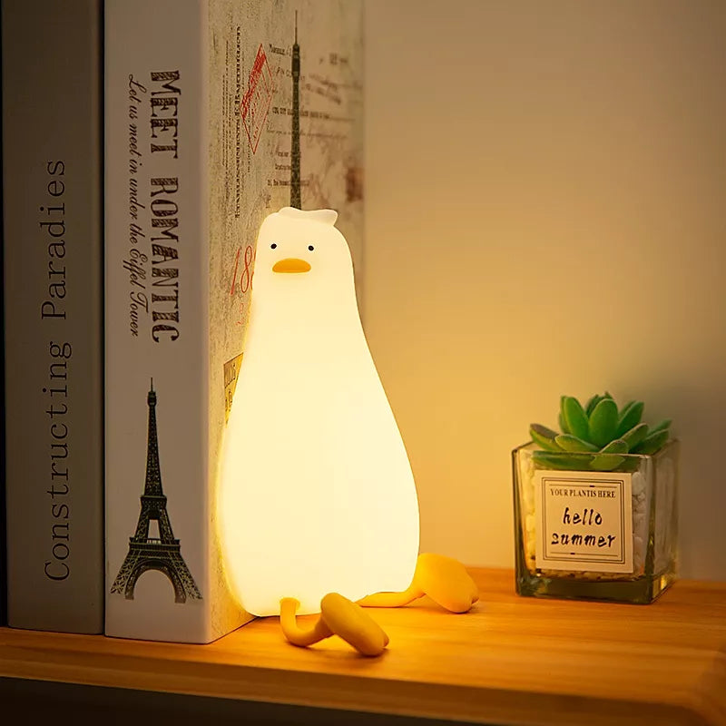 Luminária Ambiencci Pato - Luz Noturna & Suporte para Smartphone