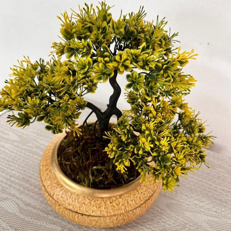 20cm  - Bonsai Artificial Plant in Decorative Ceramic Vase - Ambiencci