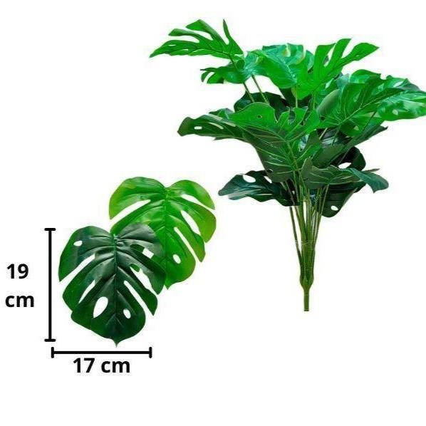 Costela de Adão Ambiencci 18 Folhas Artificial