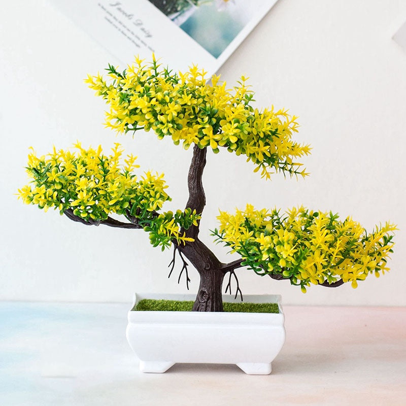 Artificial Bonsai Tree in Small Pot - Ambiencci