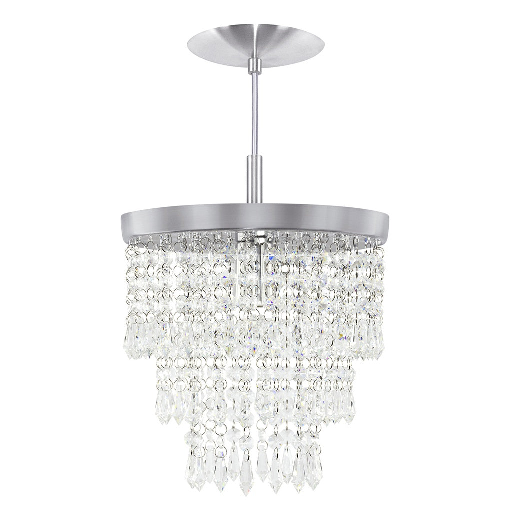 1,30 - Lustre Pendente Ambiencci ManuCrillic de Cristal Acrílico