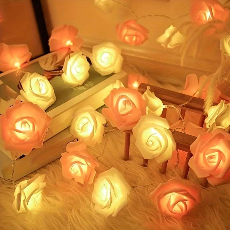 Ambiencci LED Corda de Luz Rosa para Decoração